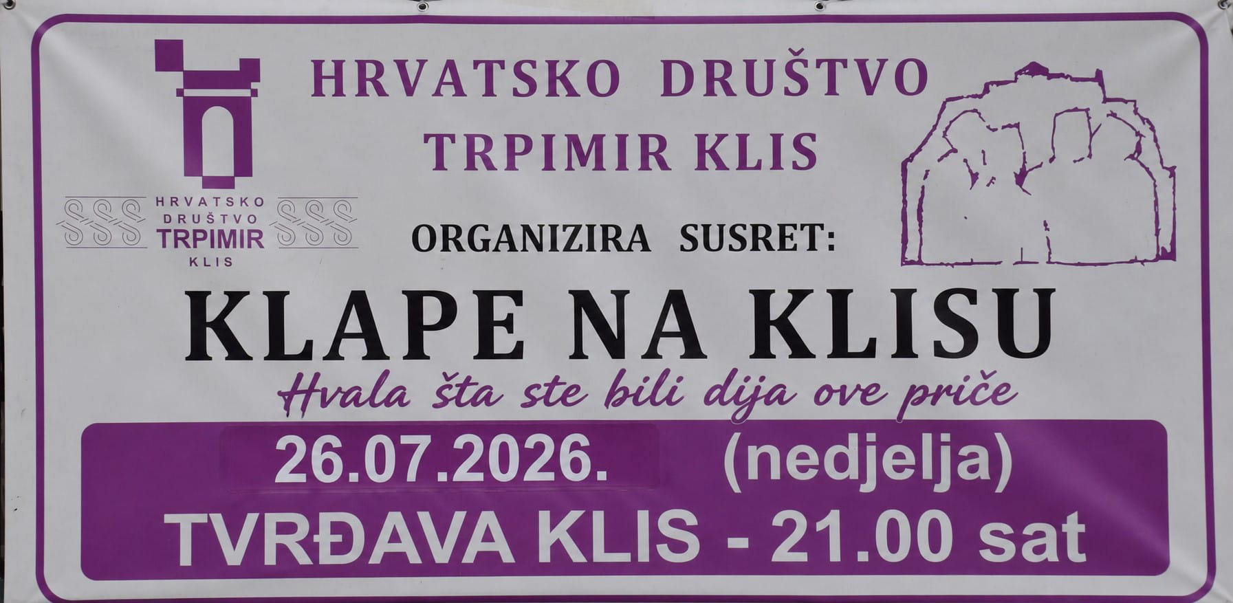 34. Susret Klape na Klisu 2026